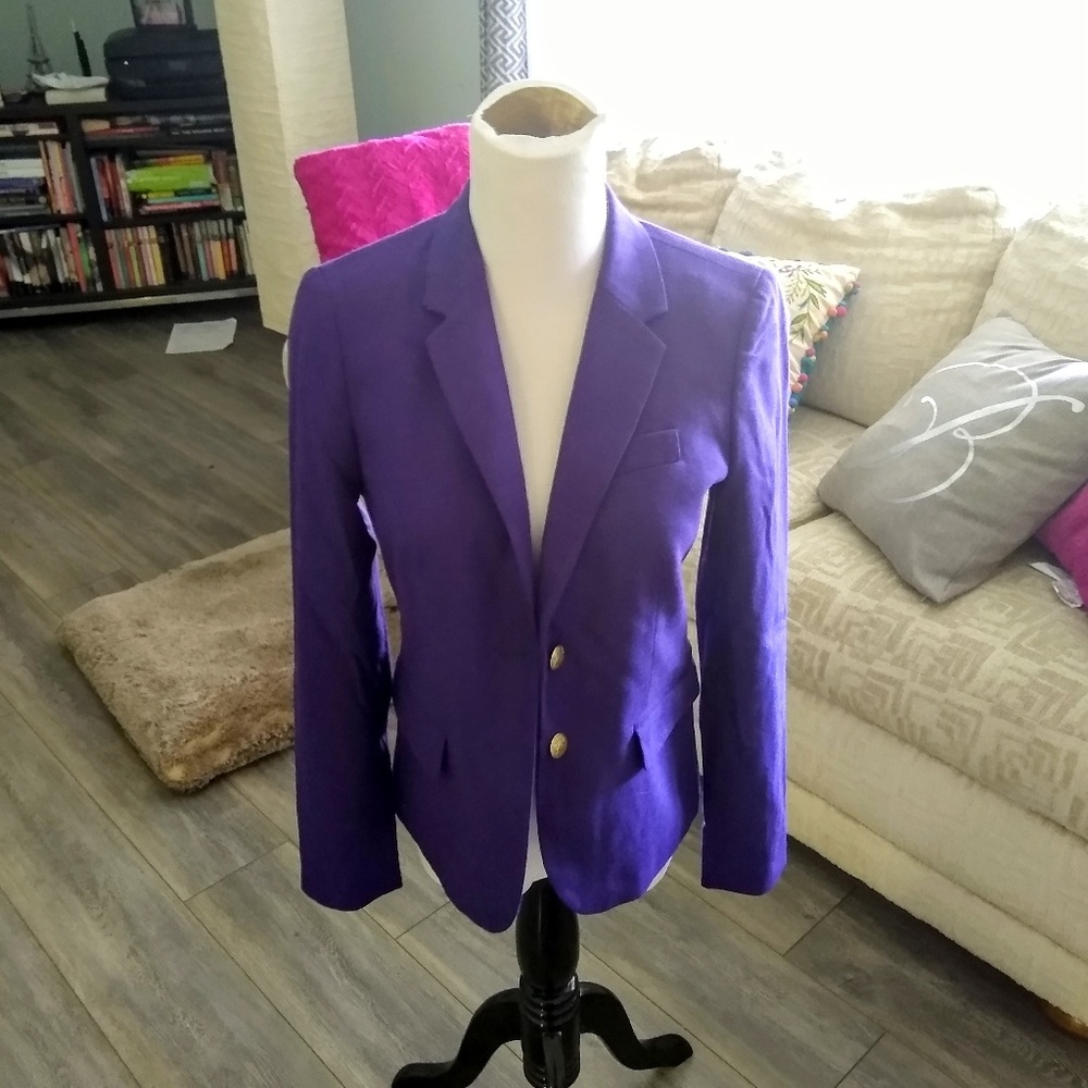 J. Crew Purple Blazer